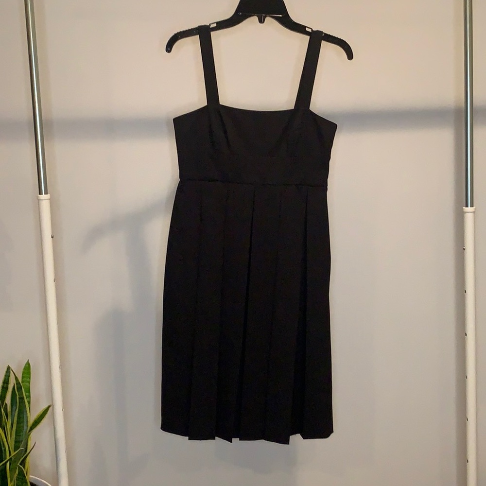 Black Pleated Dress - Picture 1 of 3